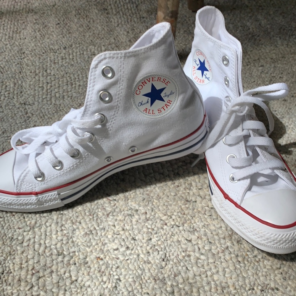 NWOT Converse white high tops